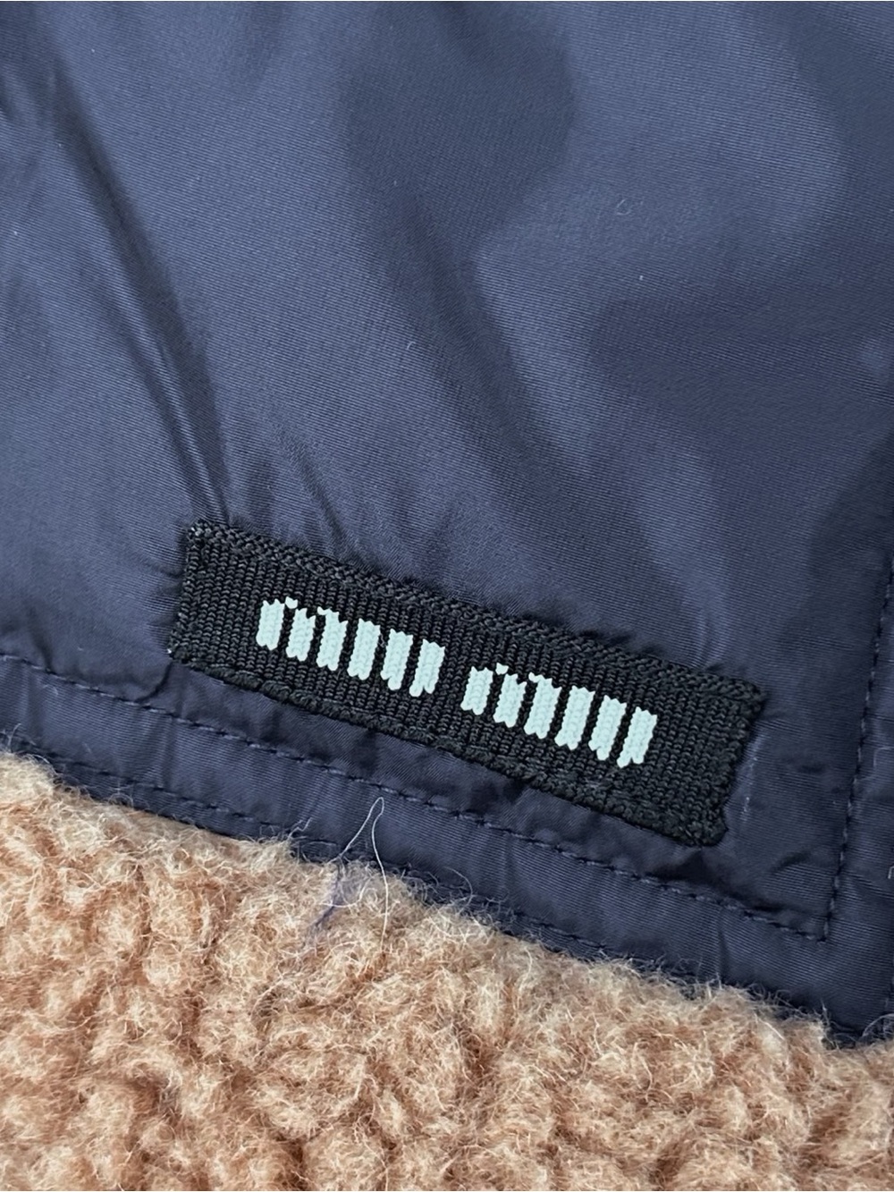 NWOT Miu Miu Teddy Down Vest in Camel, Size 40 - Picture 7 of 9